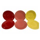 6 Fiesta 9" Plates