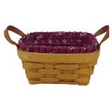 Longaberger 2000 Tea Basket 5x9x5
