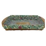 Longaberger 2002 Small Serving Tray 2.5x16.5x11