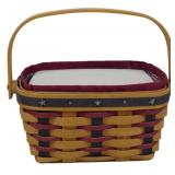 Longaberger 2004 Tea Basket with Container