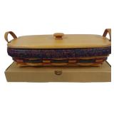 Longaberger 1997 Fathers Day Basket with Lid Box