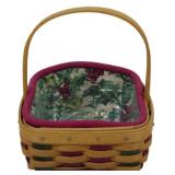 Longaberger 2003 Holiday Helper Basket 5.5x4.5x4.5