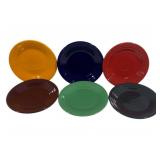 6 Fiesta 9" Plates