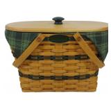 Longaberger Fellowship Basket with Boxes