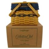 Longaberger 1998 Harbor Basket with Box 9x10x10
