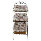 Longaberger 2000 3 Tiered Paper Shelf