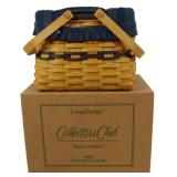 Longaberger 1998 Harber Basket with Box 9x10x10