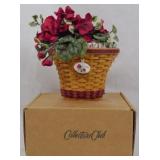 Longaberger 2005 Mini Geranium Basket with Box