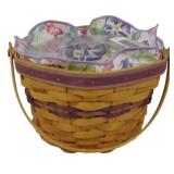 Longaberger 2000 Morning Glory Basket 5.5x7