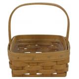 Longaberger 2003 Tarragon Basket 6.5x5.5x5.5