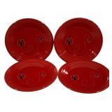 4 Fiesta Ladybug 9" Plates