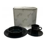 Fiesta Slate 4 Pc Place Setting in box