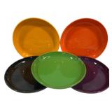 5 Fiesta 10.5" Bowl Plates