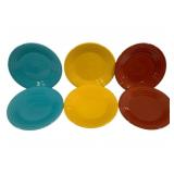 6 Fiesta 9" Plates