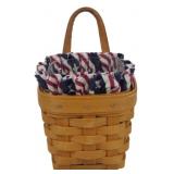 Longaberger 1997 Wall Hanging Basket 5x4x4