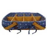 Longaberger 1996 Sewing Basket 5x14x10