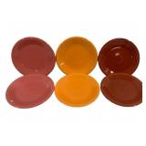 6 Fiesta 7" Plates