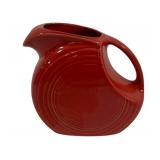 Fiesta Red Ice Lip Pitcher 9 x 8 x 4.5