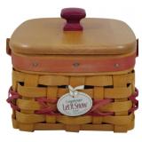 Longaberger 2000 Let it Snow Basket 5x5x5