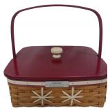 Longaberger 2009 Snowflake Cookie Basket