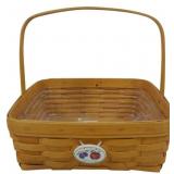 Longaberger 1999 Classic Pie Basket 12x12x12