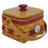 Longaberger 2000 Let it Snow Basket with Boxes