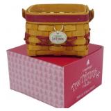 Longaberger 2000 Let it Snow Basket with Box