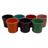 7 Fiesta Ceramic Shot Glasses 2"