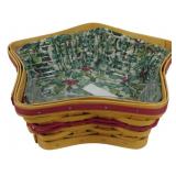 Longaberger Shinging Star Basket 3.5x10"