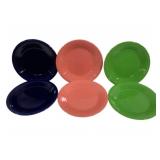 6 Fiesta 10.5" Dinner Plates