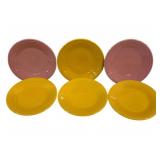 6 Fiesta 9" Plates