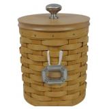 Longaberger 2003 Small Canister Basket 8x5"