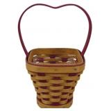Longaberger 2007 Hearts Delight Basket 7x4x4