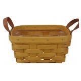 Longaberger 2003 Tea Basket 5x6.5x5
