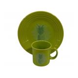 Fiesta Bealls 100th Anniversary Mug & 9" Plate