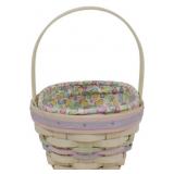 Longaberger 2000 Small Easter Basket 8x5"