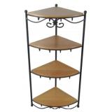 Longaberger Wrought Iron Shelf with Wooden Inserts