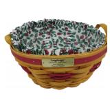 Longaberger 1999 Popcorn Basket 6x10.5"
