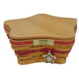 Longaberger 2001 Shining Star Basket 4x10.5