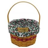Longaberger 1997 Snowflake Basket 8x9"