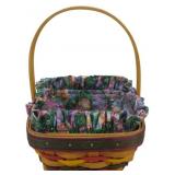 Longaberger 1997 Small Easter Basket 8x5x5