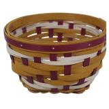 Longaberger 2017 Snow Swirl Basket 4x7"