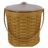 Longaberger 2003 Ice Bucket Basket 10x9"