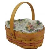 Longaberger 1999 Tea for Two Basket 4x7.5x6.5