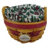 Longaberger 1999 Peppermint Basket with Box