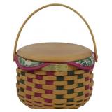 Longaberger 2003 Caroling Basket 5.5x7