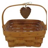 Longaberger 1995 Square Basket 3x6.5x6.5