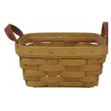 Longaberger 2003 Small Tea Basket 4x7x5