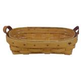 Longaberger 1998 Lavender Basket 3x8x4