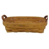 Longaberger 1997 Lavender Basket 3x8x4
